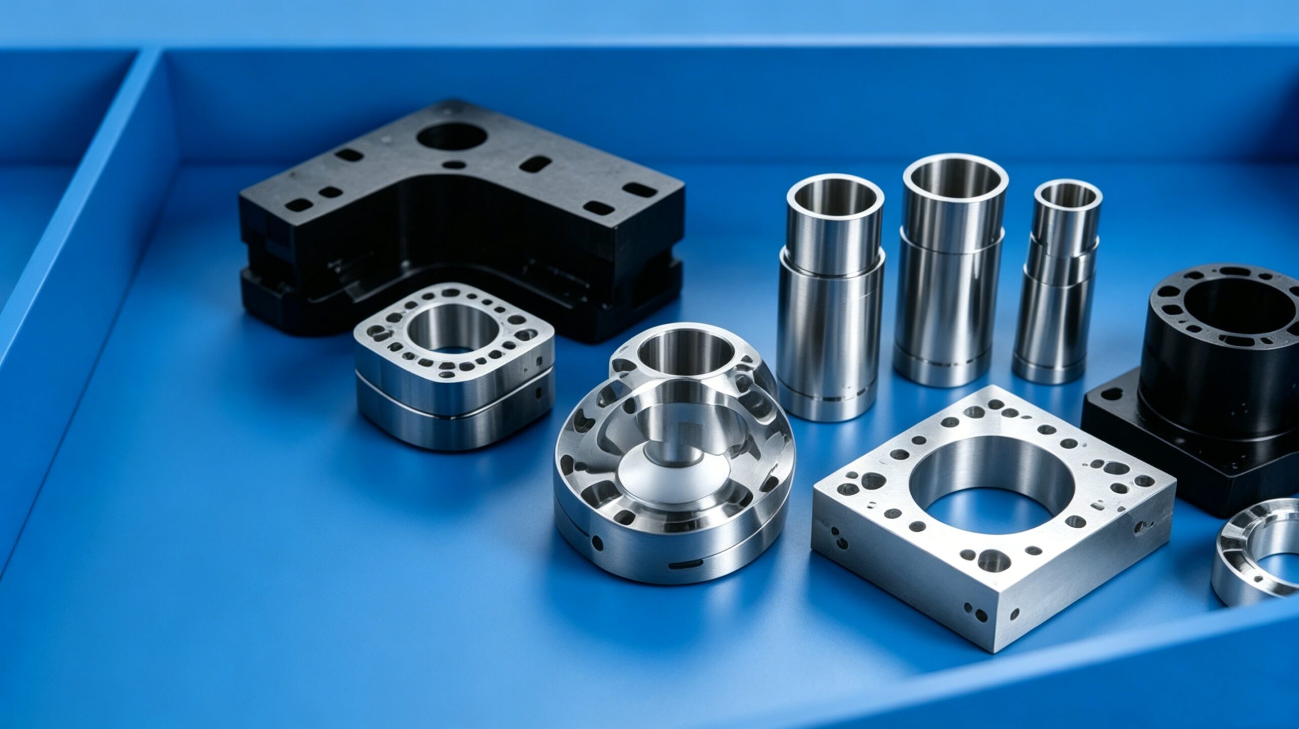 High precision custom CNC machined metal parts
