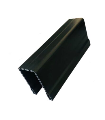 100mm Black PVC Cable Duct U Channel for Data Center Wiring Management Professional