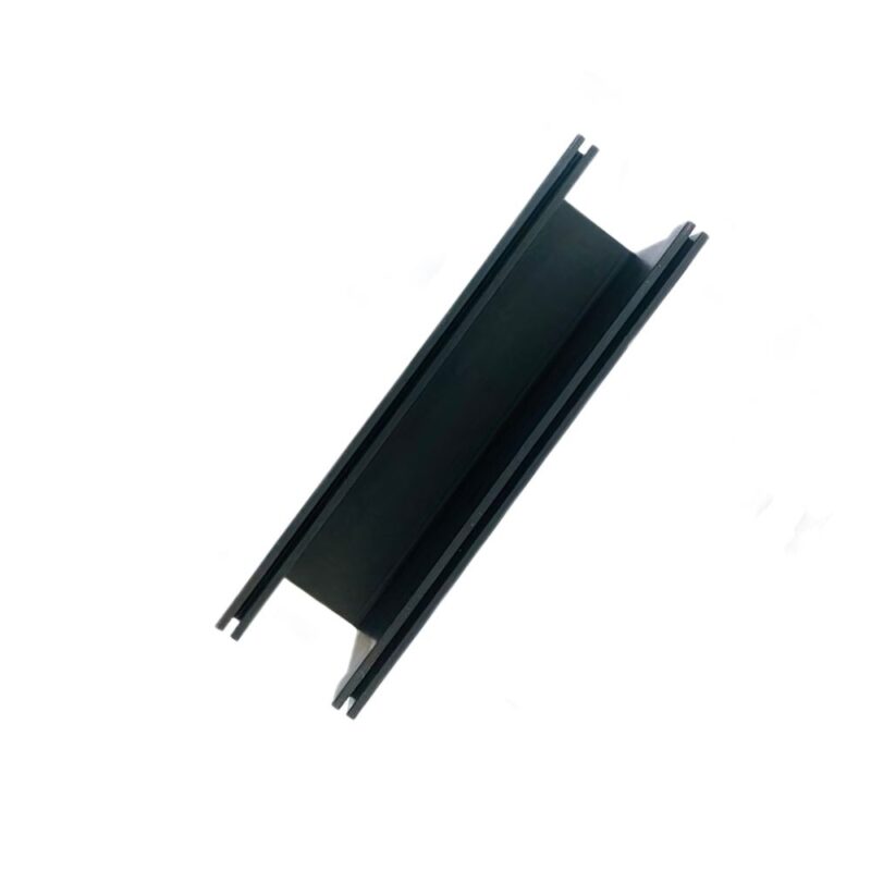 100mm Black PVC Cable Duct U Channel for Data Center Wiring Management Professional