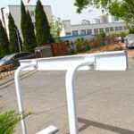 2.5m Double Rail PVC Horse Arena Fence with 2-Hole 100X150mm Posts