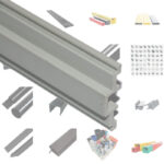 2024 Hot Sale Stretch Ceiling PVC Profil ABS Extrus Plastic Profiles Building Profiles