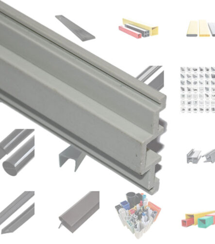 2024 Hot Sale Stretch Ceiling PVC Profil ABS Extrus Plastic Profiles Building Profiles