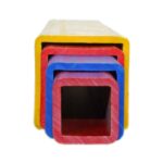 24.5X24.5 Square Plastic Tubes PVC Rectangular Tube Packaging