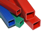 32X32X1.75 mm PVC Square Pipe Plastic Tube for Packing Square Tube Factory Cheap Price