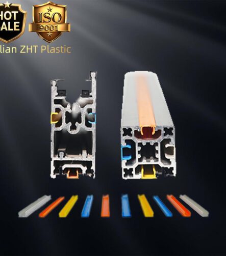 6mm 8mm 12mm Flexile PVC PE Rubber Profile Black Plastic U Shape Channel PP Cover Strip for Aluminum Slot Cover Profile