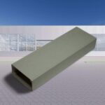 ABS PVC Rectangular Profile Rectangular Pipe for Machine Guarding and Enclosure Framework