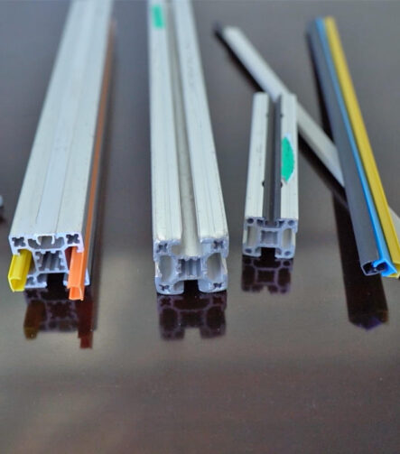 Aluminum Profile Accessories Plastic PP Cover Strips European Standard Plastic Dust Covers Soft Rubber PVC Sealing Strips