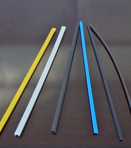 Aluminum Profile Accessories Plastic PP Cover Strips European Standard Plastic Dust Covers Soft Rubber PVC Sealing Strips