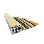 Aluminum T Slot Cover for Standard T/V Slot Profile Edge Slot Aluminum Square Bar Shape PVC Cover Profile Extruder Extrusion