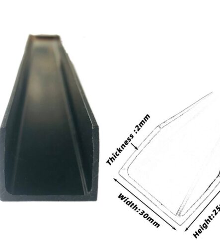 Anti-Collision Ppu Plastic Decorative Strip to Figure Custom Profile U Shaped Plastic Profile Groove U Type Heat Insulation Strip Chute
