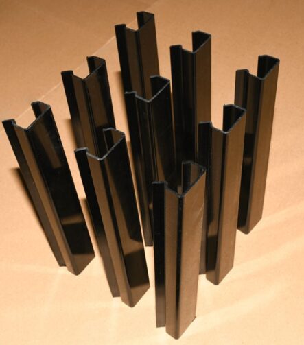 Anti Static U Channel Track Upe Extrusion for PCB Conveyor System ESD Safe