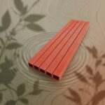 Anti-UV Custom Plastic Tubing Colorful Plastic Box Section Plastic Square Tube PVC Rectangular Section for Framing Using