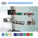 Bespoke Rust Proof PVC Edge Banding U Shape Square Tube High Gloss Plastic PVC Square Tube for Printing Machinery Post