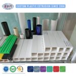 Bespoke Rust Proof PVC Edge Banding U Shape Square Tube High Gloss Plastic PVC Square Tube for Printing Machinery Post