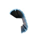 Black Coextruded PVC Gasket, C-Section Arc Seal for Technical Enclosures and Housings