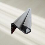 Black PVC Display Border, Rigid Extruded Frame Profile for Signage and Exhibition Panels