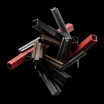 Black Polyethylene (Poly Pipe) PVC Square Tube for Agricultural and General Fluid Transfer Flexible