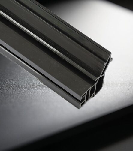 Black Rigid PVC Electrical Duct, Extruded Wire Trunking for Home and Office Cable Management