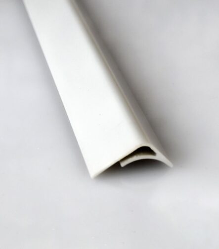 Black Rigid PVC Reinforcement Edge, U Shape Extrusion for Furniture and Door Protection