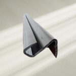 Black Rigid PVC Reinforcement Edge, U Shape Extrusion for Furniture and Door Protection
