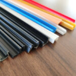 Black Rigid PVC Reinforcement Edge, U Shape Extrusion for Furniture and Door Protection