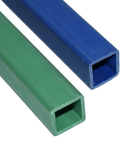 Black/White Multi-Purpose Plastic Square Tube PVC/ABS for DIY, Prototyping, and Light Structural Use