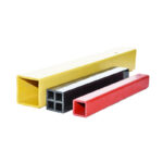 Black/White Multi-Purpose Plastic Square Tube PVC/ABS for DIY, Prototyping, and Light Structural Use
