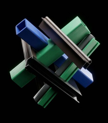 Black/White Multi-Purpose Plastic Square Tube PVC/ABS for DIY, Prototyping, and Light Structural Use