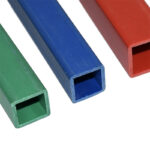 Cheaply Price Decorative Rectangular Plastic Pipe Tube Electrical PVC Square Plastic Pipe