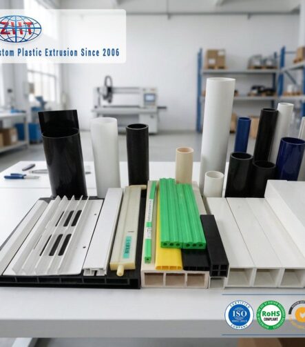 China Factory Custom Design Reprocessed Profile Conveyor Guide Durable TPE UHMW Plastic File Cabinet for Fan Housing