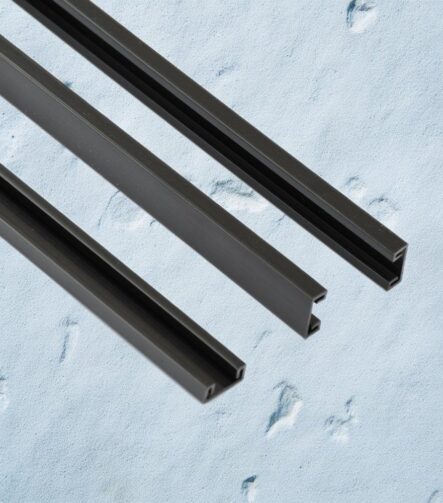 China Factory Custom Plastic Extrusion, U-Channel Profile PVC Upe ABS in Custom Color