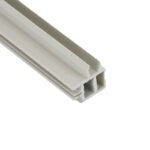 China Factory OEM Plastic Extrusion Strips H Shaped Plastic Extrusion Profile PVC Hollow Profile