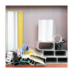 China Factory Price PVC Calcium Carbonate Rails PVC Profile with Butyl Custom Freezer Plastic Frame