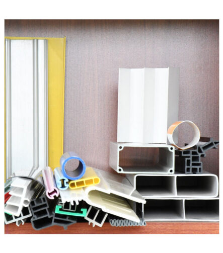 China Factory Price PVC Calcium Carbonate Rails PVC Profile with Butyl Custom Freezer Plastic Frame