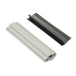 China Factory Price PVC Calcium Carbonate Rails PVC Profile with Butyl Custom Freezer Plastic Frame