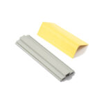 China Supplier Extrude Flat Customized Colors Corner LED Profile UPVC Profiles with Gasket