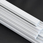 China Supplier Extrude Flat Customized Colors Corner LED Profile UPVC Profiles with Gasket