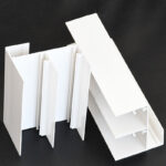 China Supplier Extrude Flat Customized Colors Corner LED Profile UPVC Profiles with Gasket