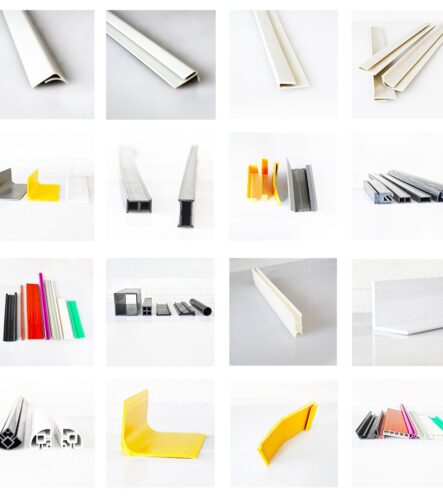 Colorful Plastic Extrusion Profiles High Density Polyethylene HDPE PVC Plastic Extrus