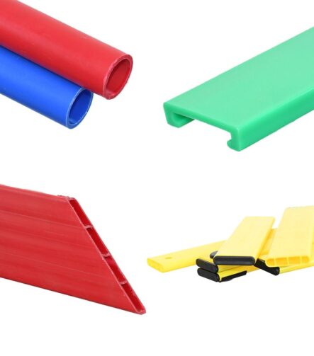 Colorful Plastic Extrusion Profiles High Density Polyethylene HDPE PVC Plastic Extrus