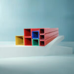 Competitive Price UPVC Plastic Square Tube Square Hollow PVC Tube Extruded Plastics Profiles