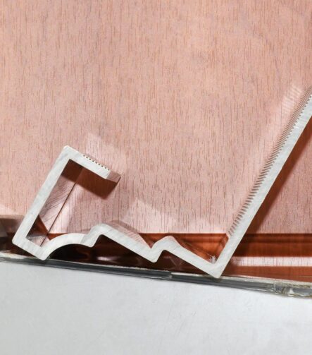 Custom Aluminium Extrusion Profile for Building Plastic Industrial 40X40 Profile PVC Strip Frame