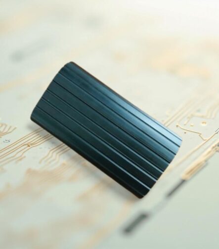 Custom Black Plastic Extrusion for European Technical Standards, C-Channel Profile