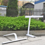 Custom Color Double Rail PVC Horse Jumping Fence with 2.5m Rails