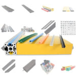 Custom Extruded PP Plastic Sealing Inserts for Aluminum Alloy: 6, 8, 10 Grooves, Bulk Discounts Fast Delivery