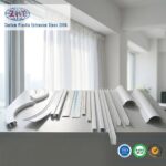 Custom Extruded PVC/ABS/PP/PE Plastic Profile for Ceiling Curtain Track and Roller Guide Rail
