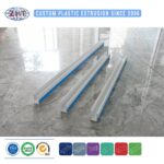 Custom Extruded PVC/ABS/PP/PE Plastic Profile for Ceiling Curtain Track and Roller Guide Rail
