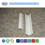 Custom Extruded PVC/ABS/PP/PE Plastic Trim for Ceiling Curtain Rail and Roller Shutter Guide