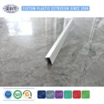 Custom Extruded PVC/ABS/PP/PE Plastic Trim for Ceiling Curtain Rail and Roller Shutter Guide