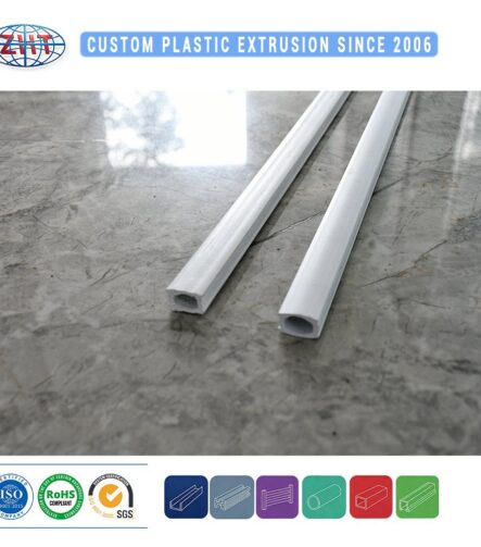 Custom Extruded PVC Plastic Bar Profile for Ceiling Curtain Track and Roller Shutter Guide